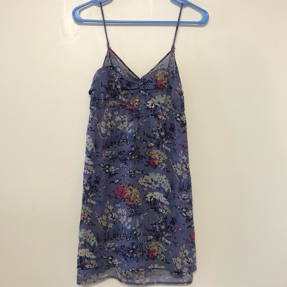 American Eagle Purple Floral Dress